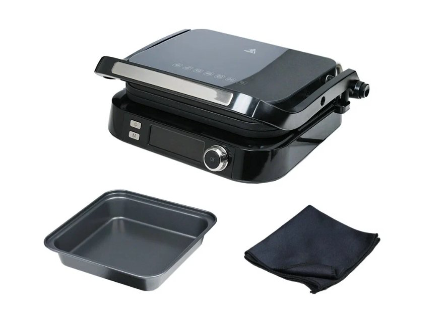 Гриль Redmond SteakMaster RGM-G850P черный купить,NaN