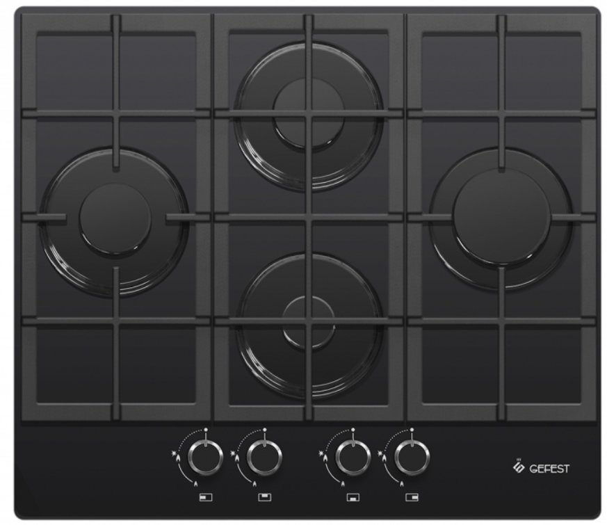 Газовая варочная поверхность Gefest ПВГ 2231 К3 черная