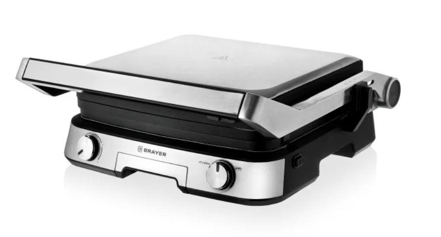 Гриль Brayer BR2001 серебристый купить,39990