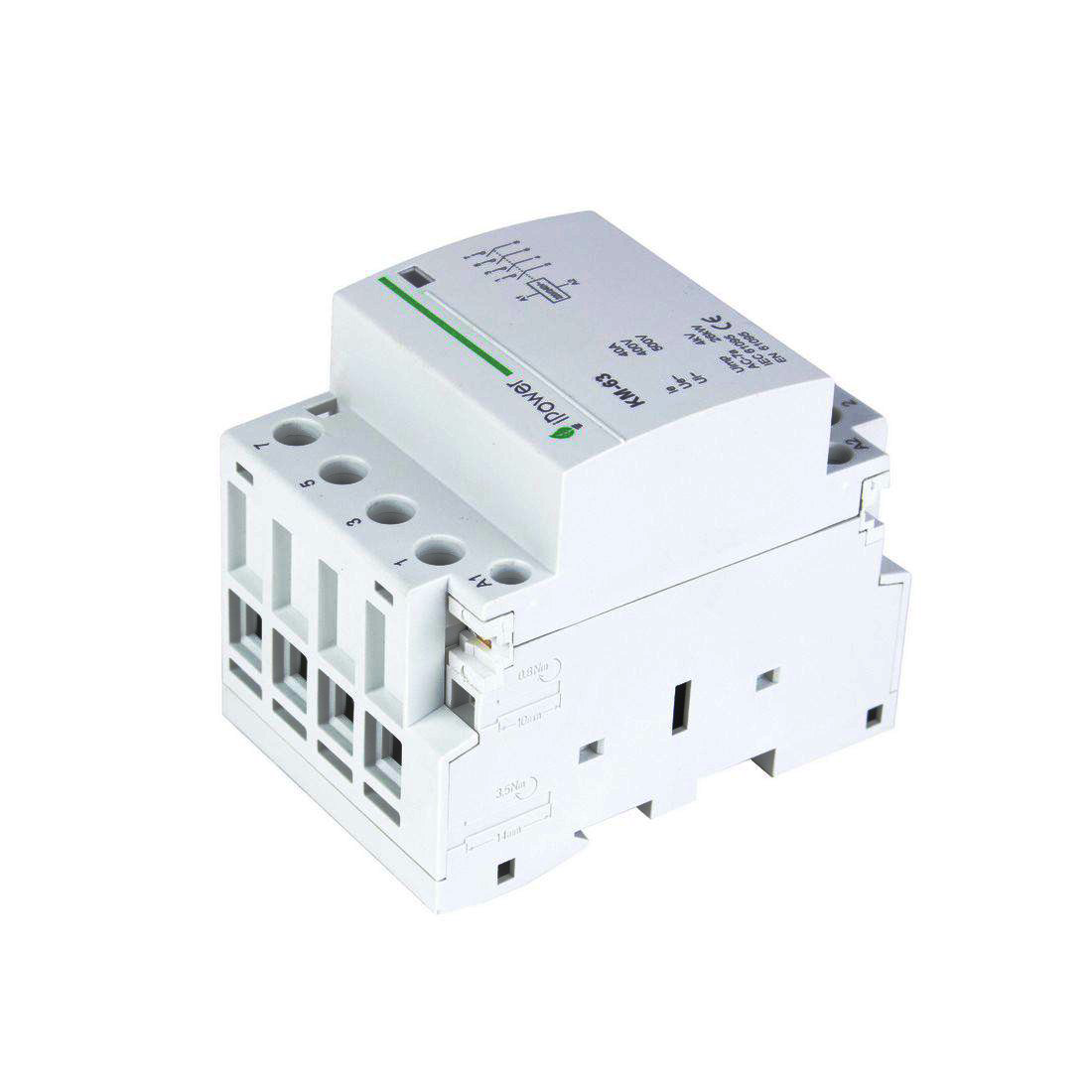 Контактор модульный iPower КМ-63 4Р 63А купить,NaN