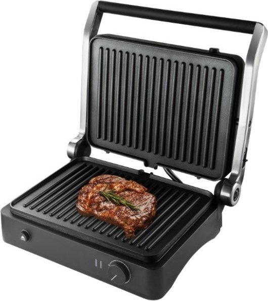 Гриль Redmond SteakMaster RGM-M822 черно-серебристый