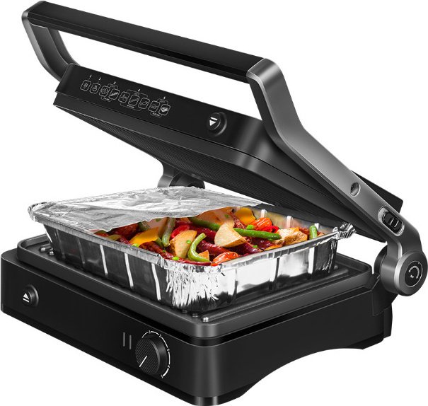 Гриль Redmond SteakMaster RGM-M822 черно-серебристый
