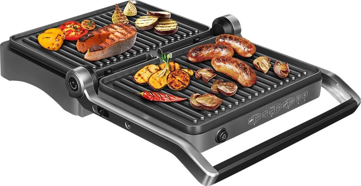 Гриль Redmond SteakMaster RGM-M814 серебристый купить,NaN