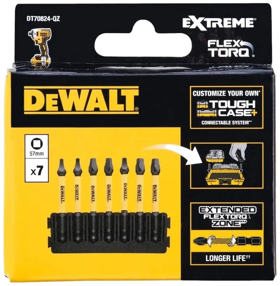 DeWALT набор бит DT70824-QZ 7 шт купить,NaN