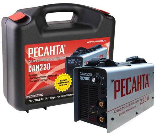 Сварочный аппарат Ресанта САИ 220 в кейсе