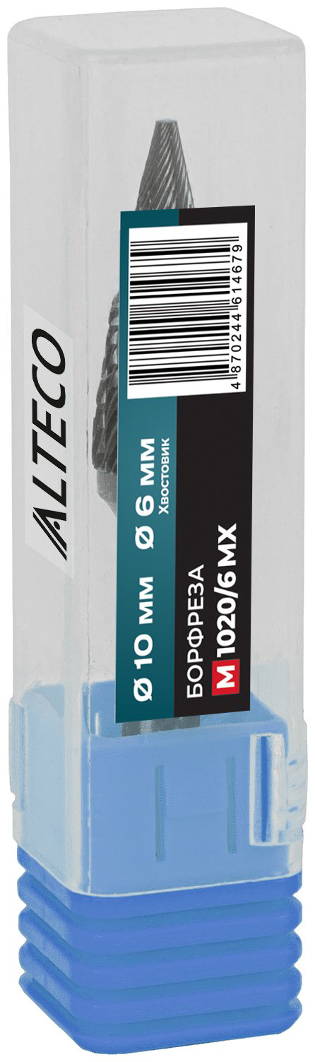 ALTECO фреза конусная 10 мм, 1 шт. арт M 1020/6 MX 75660 купить,NaN