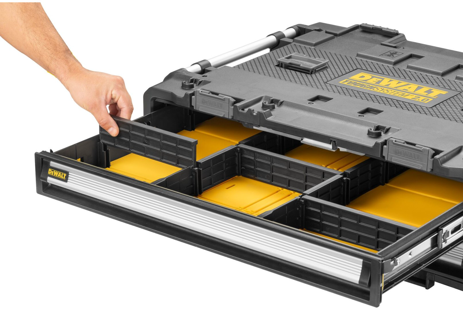 DeWALT ящик с органайзером DWST08520-1 (76х56х25 см) купить,229610