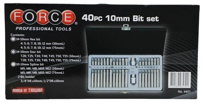 Force набор бит 4401 40 шт купить,15700