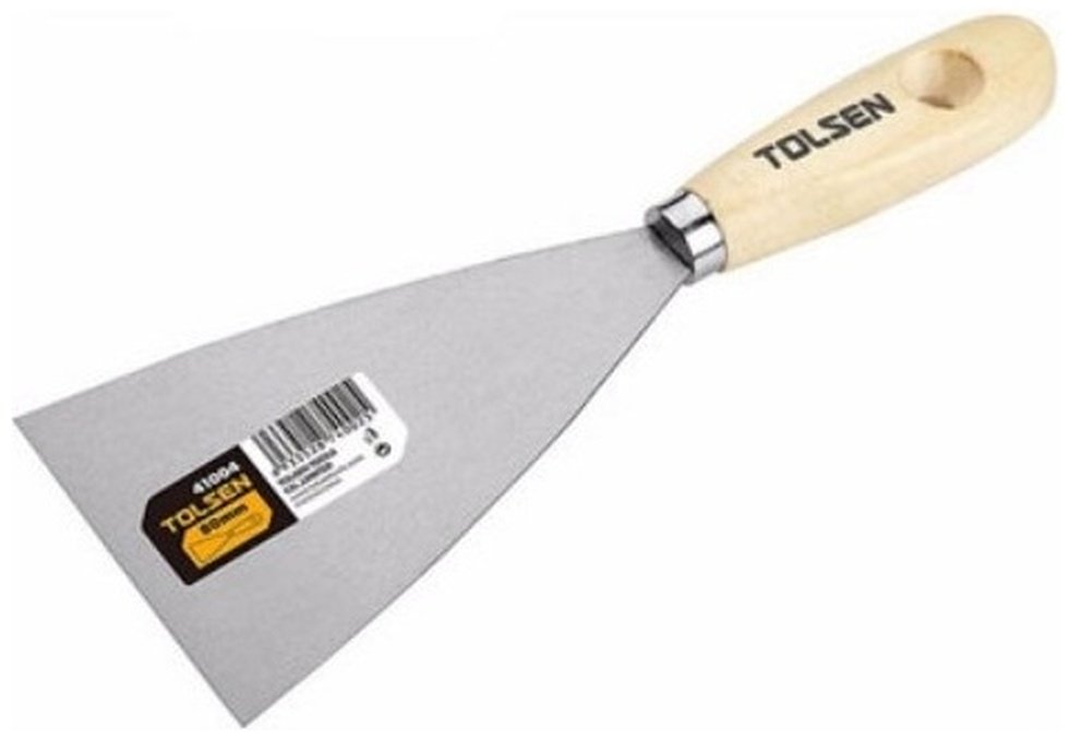 Шпатель малярный TOLSEN 100 мм, сталь арт. 40005