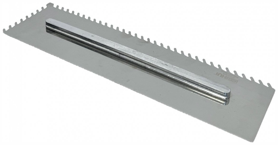 Шпатель зубчатый BIHUI 130 мм, нержавеющая сталь арт. PTSJLSN купить,NaN