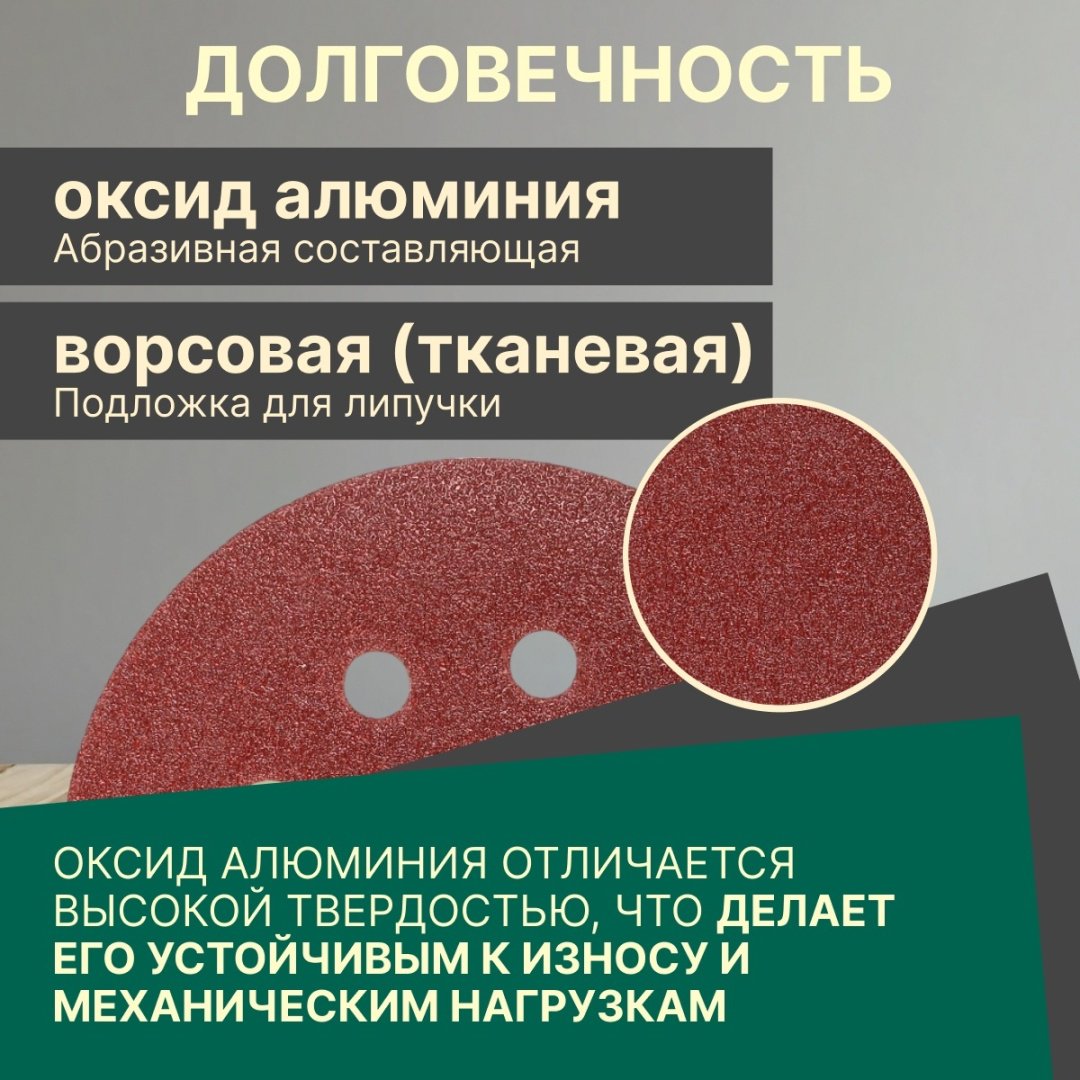 Шлифовальный круг Волат 80010-60 125 мм 10 шт купить,640