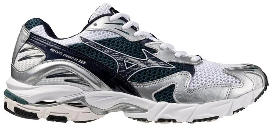 Кроссовки Mizuno белый, серебристый, черный
