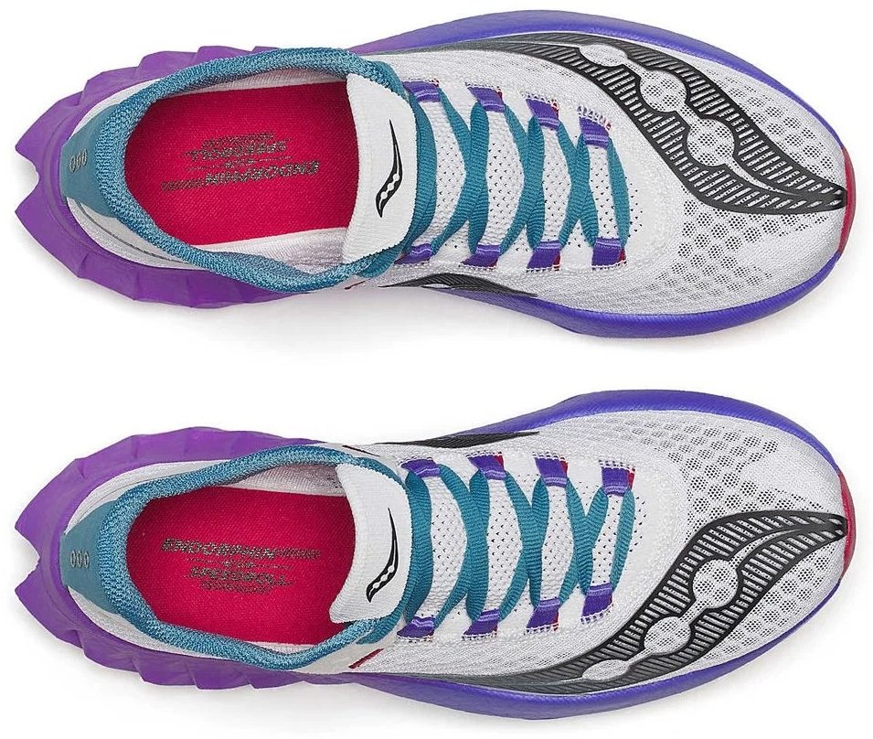 Кроссовки Saucony Endorphin pro 4 белый, фиолетовый