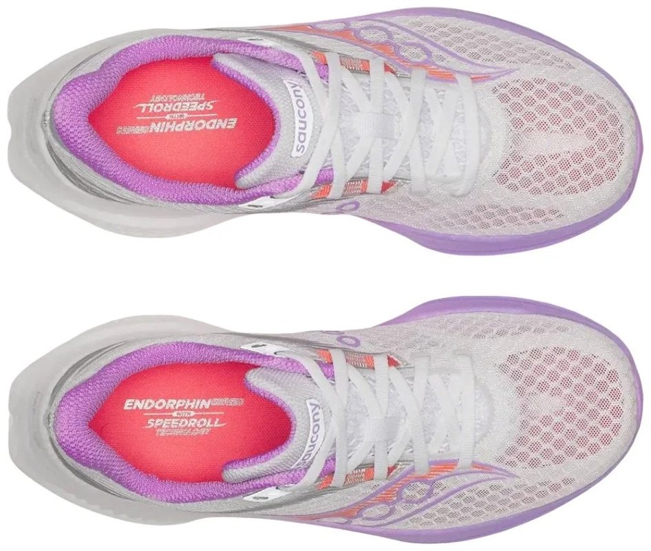 Кроссовки Saucony Endorphin speed 5 белый, розовый