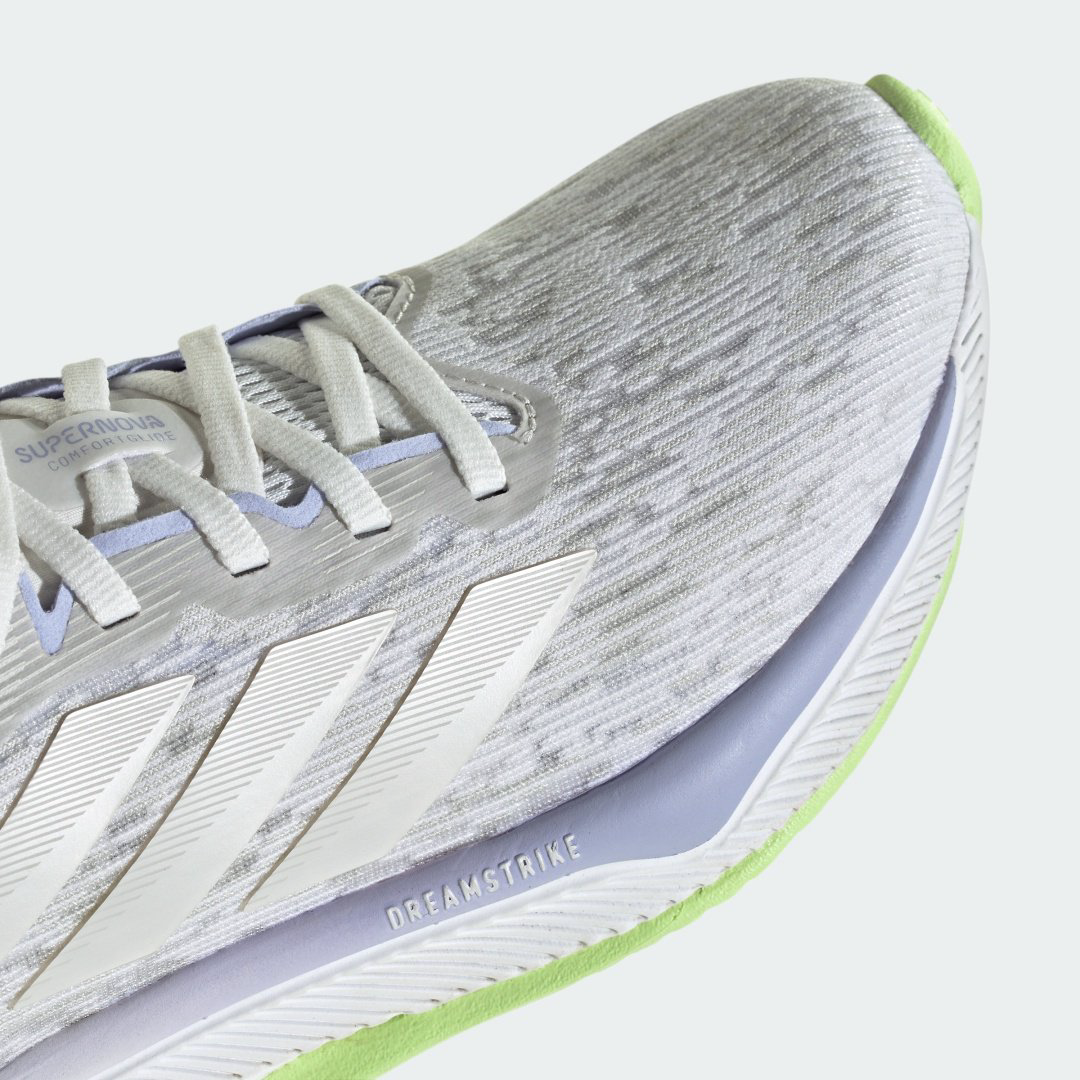 Кроссовки adidas SUPERNOVA COMFORTGLIDE W серебристый, сиреневый купить,NaN