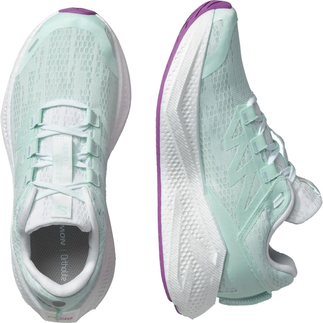Кроссовки Salomon Aero glide 3 зеленый купить,NaN