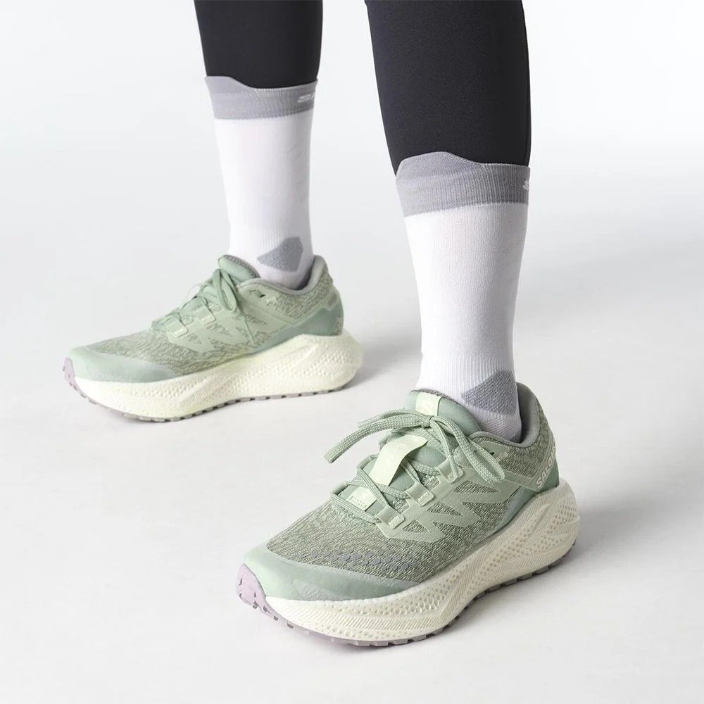 Кроссовки Salomon Aero Glide 3 Grvl светло-зеленый купить,89900