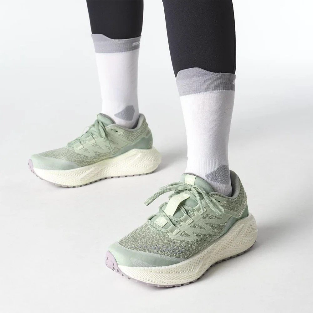 Кроссовки Salomon Aero Glide 3 Grvl светло-зеленый купить,89900