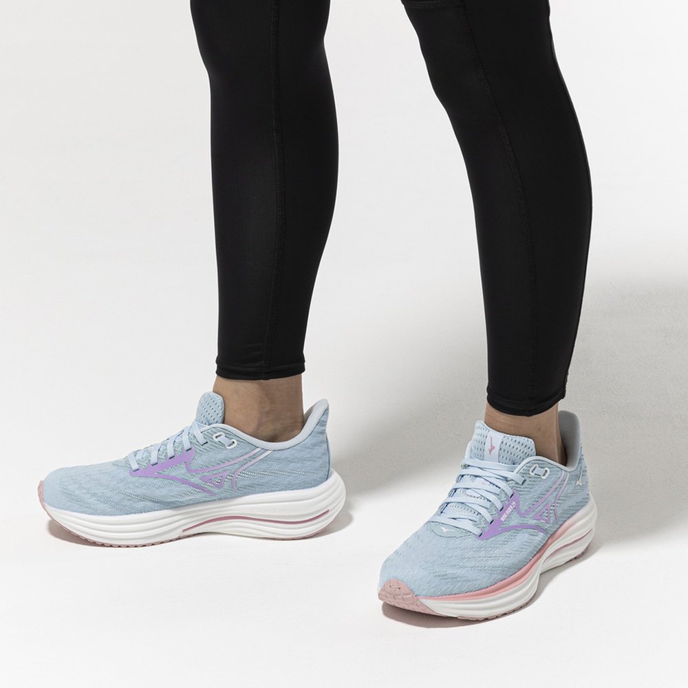 Кроссовки Mizuno Wave Rider 29 голубой купить,89900
