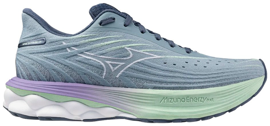 Кроссовки Mizuno Wave Skyrise 6 голубой, серый купить,NaN