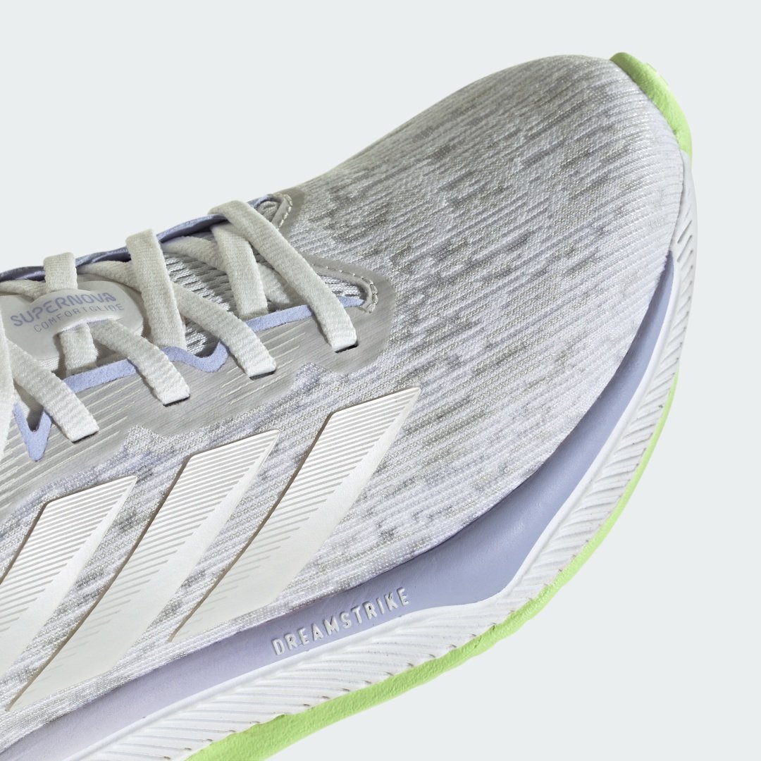 Кроссовки adidas SUPERNOVA COMFORTGLIDE W серебристый, сиреневый купить,NaN