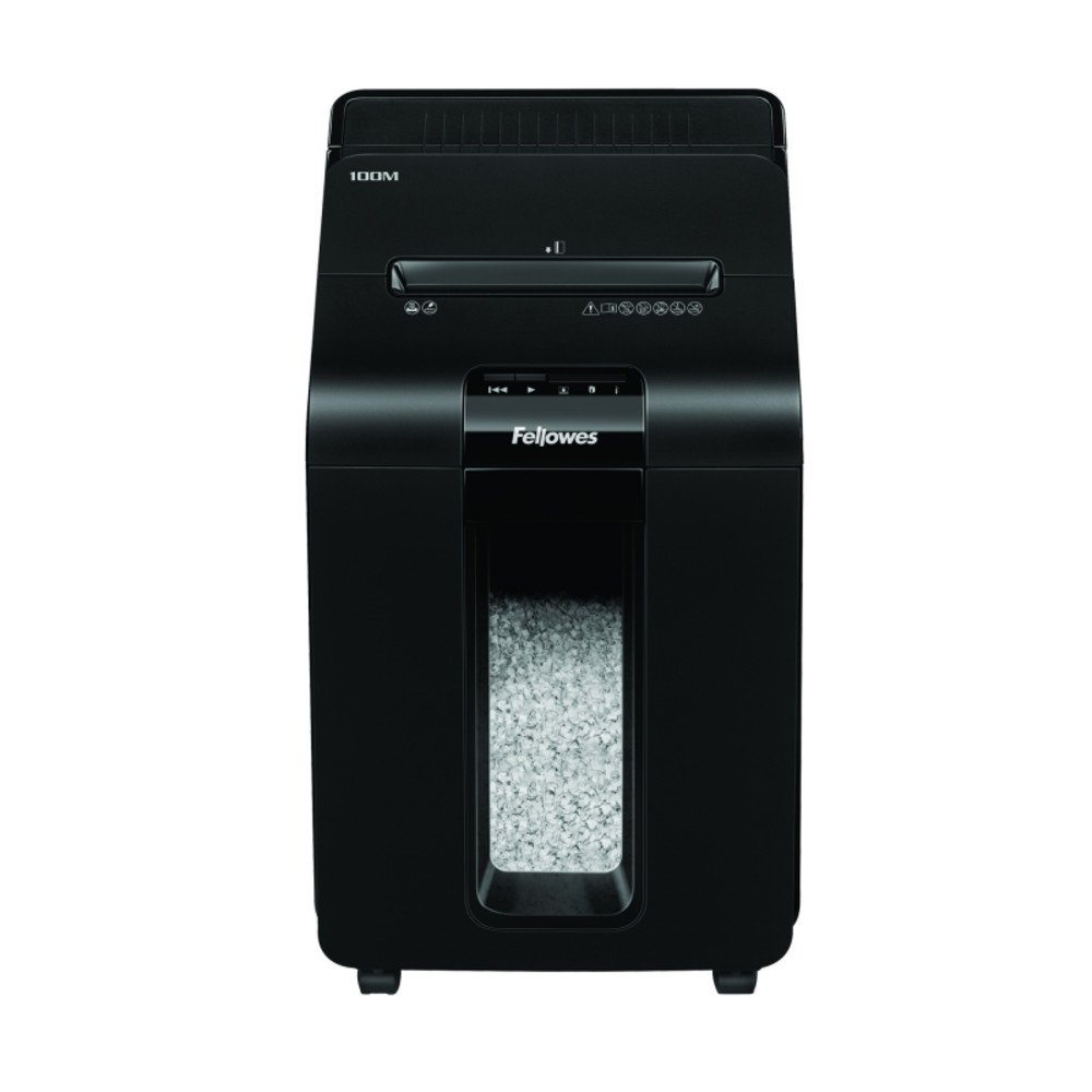 Шредер Fellowes AutoMax 100M черный