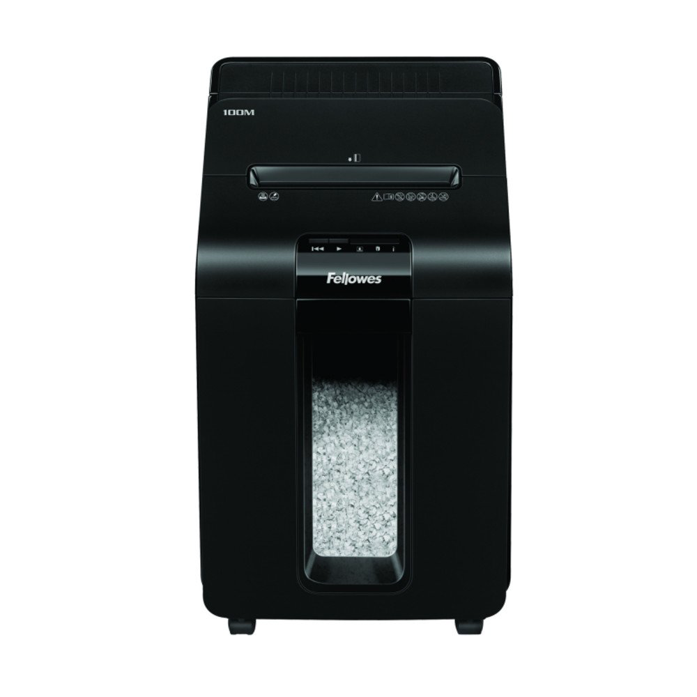 Шредер Fellowes AutoMax 100M черный