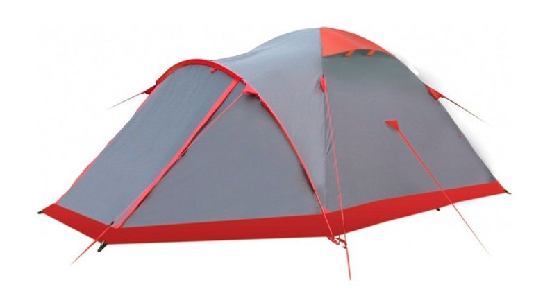 Палатка Tramp Mountain 3 V2 TRT-23 серая купить,NaN