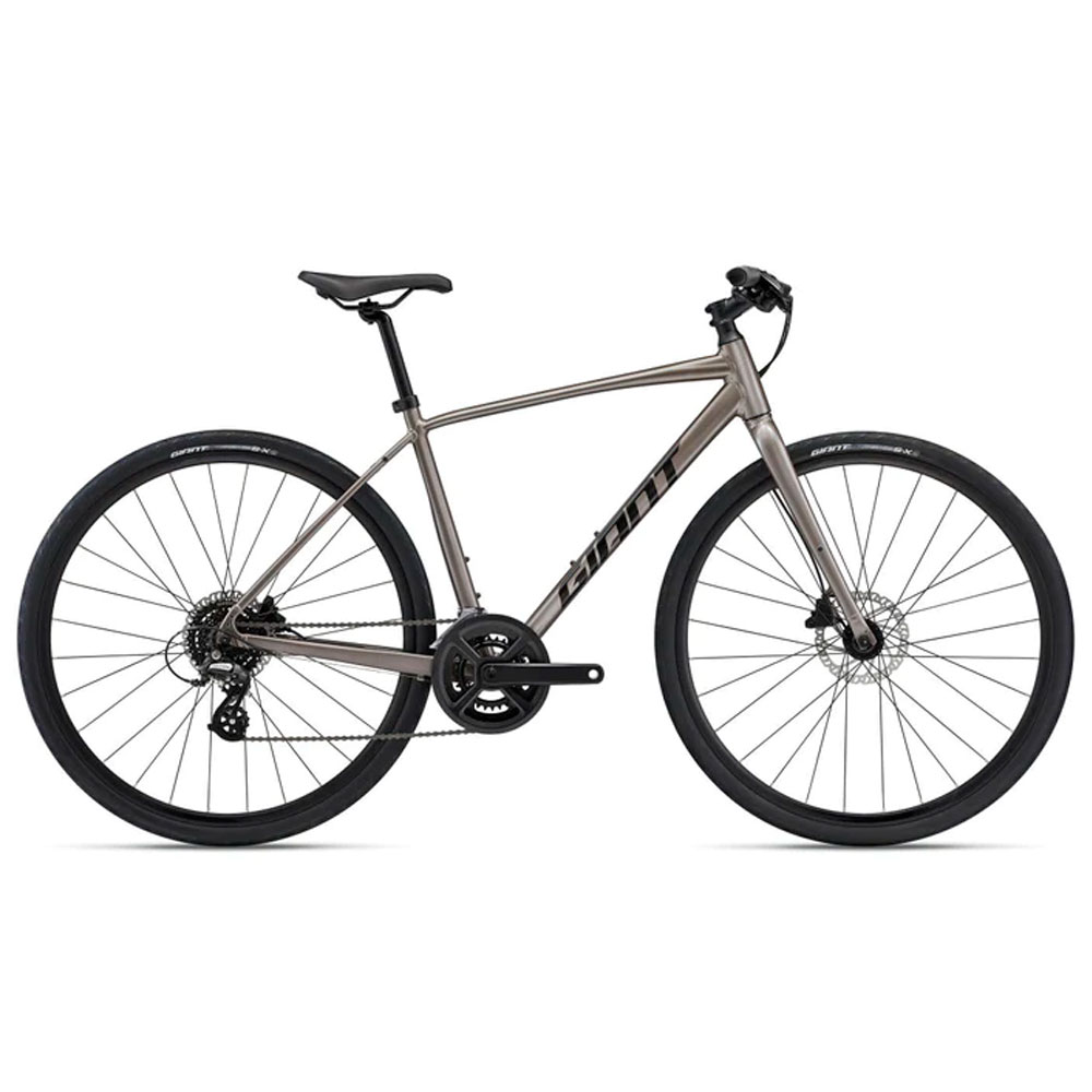 Велосипед Giant Escape 2 Disc M-25 28" 2023 metal gloss серебристый купить,NaN