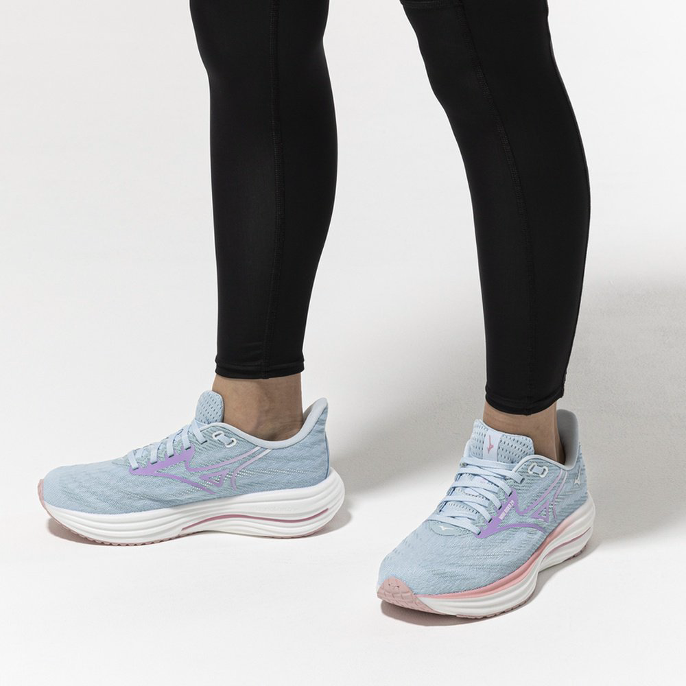 Кроссовки Mizuno Wave Rider 29 голубой купить,89900