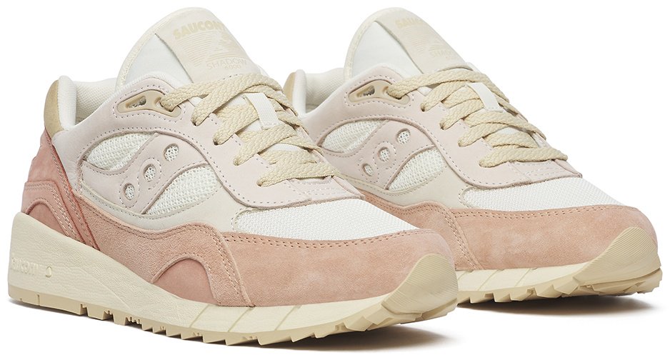 Кроссовки Saucony Shadow 6000 бежевый, белый