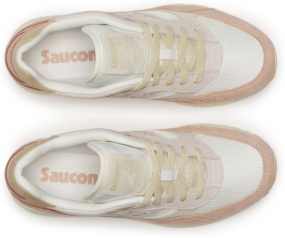 Кроссовки Saucony Shadow 6000 бежевый, белый