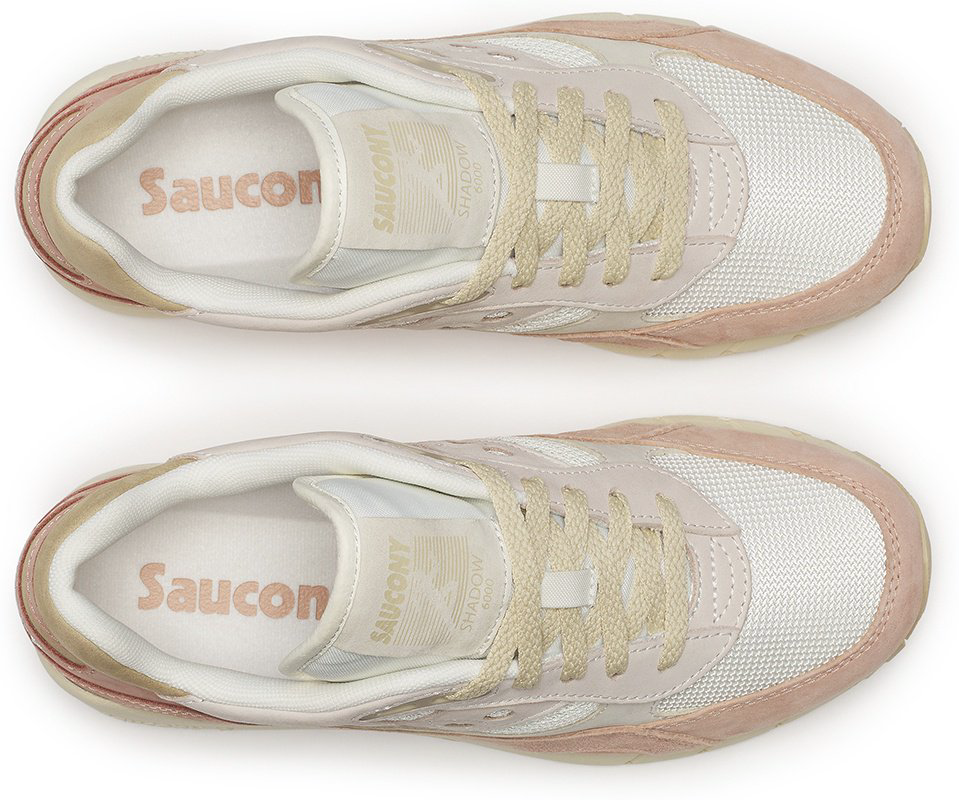 Кроссовки Saucony Shadow 6000 бежевый, белый купить,78900