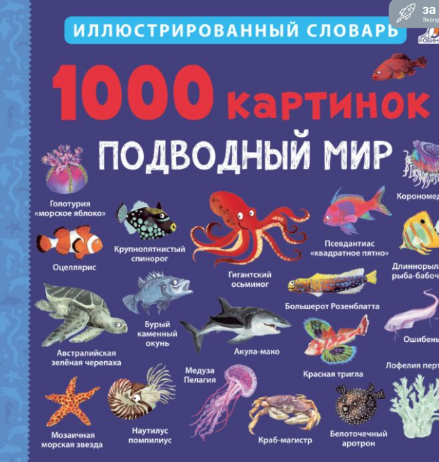Энциклопедии 1000 картинок Подводный мир купить,NaN