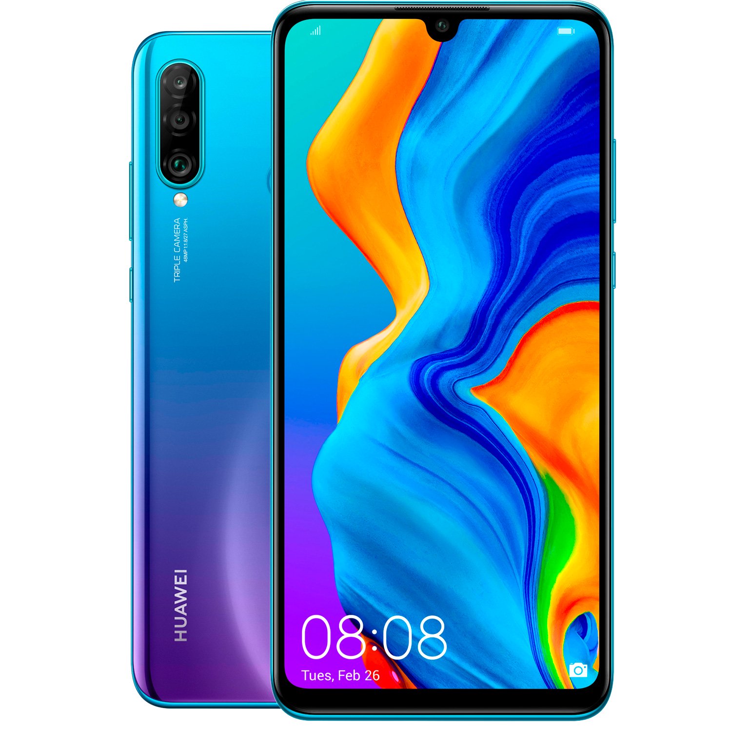 Смартфон Huawei P30 Lite 128Gb Peacock Blue купить,NaN