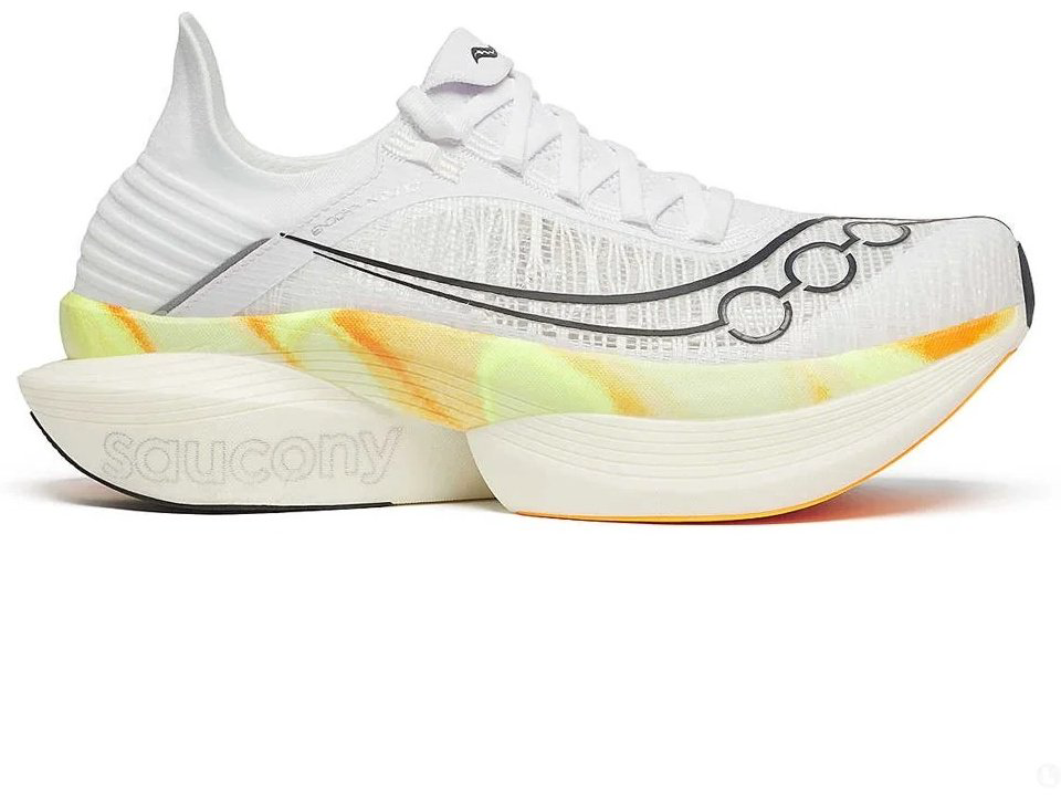 Кроссовки Saucony Endorphin elite 2 белый, желтый купить,139900