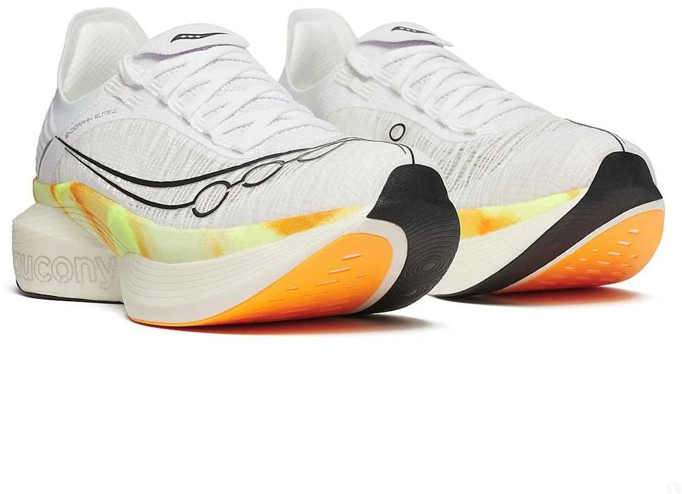 Кроссовки Saucony Endorphin elite 2 белый, желтый купить,139900