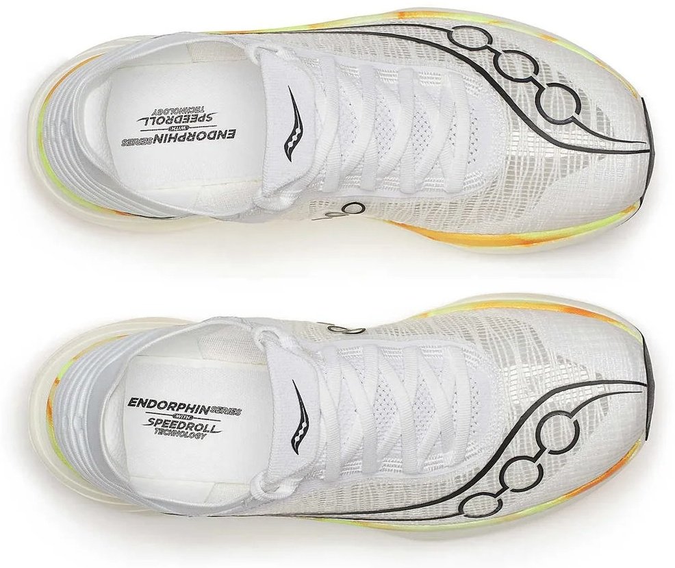 Кроссовки Saucony Endorphin elite 2 белый, желтый