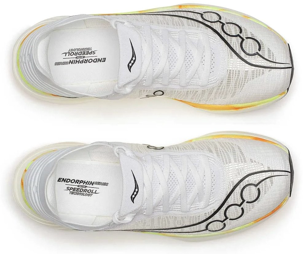 Кроссовки Saucony Endorphin elite 2 белый, желтый купить,139900