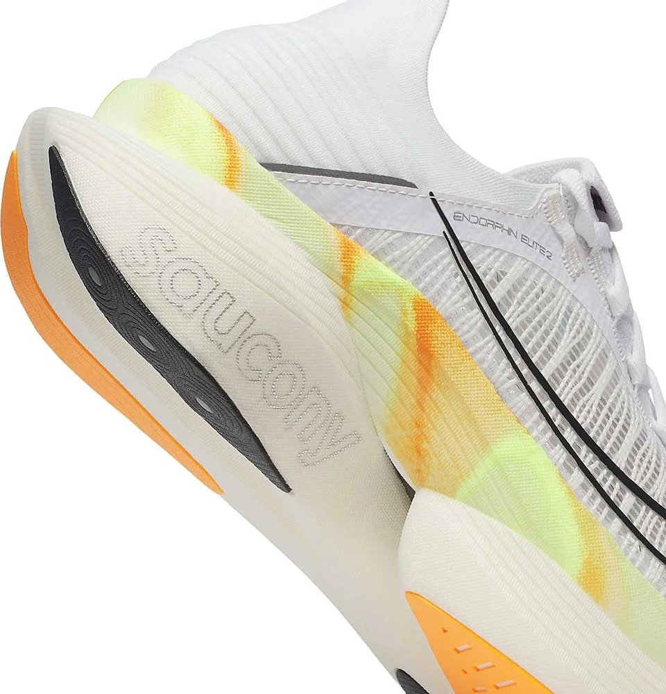 Кроссовки Saucony Endorphin elite 2 белый, желтый купить,139900