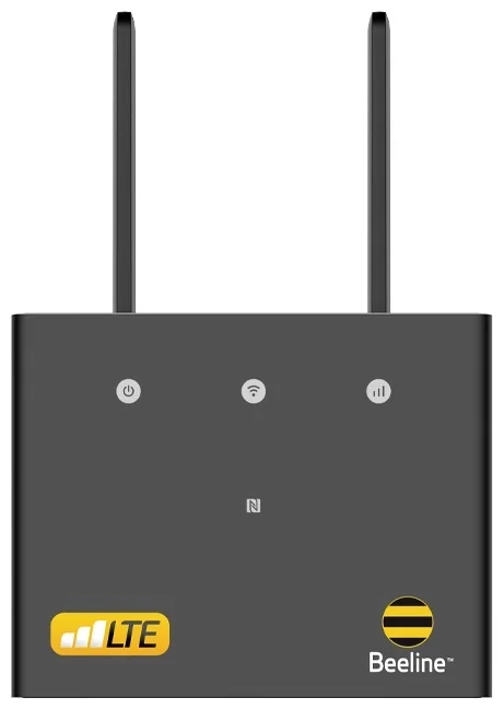 Роутер Beeline 4G Wi-Fi ZTE MF296R + SIM Card Beeline ТП Интернет Max 10 Black