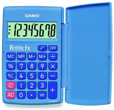 CASIO настольный LC-401LV-BU голубой