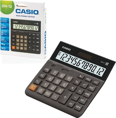 CASIO настольный DH-12-BK-S-EP серый