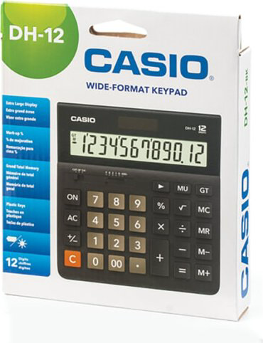 CASIO настольный DH-12-BK-S-EP серый