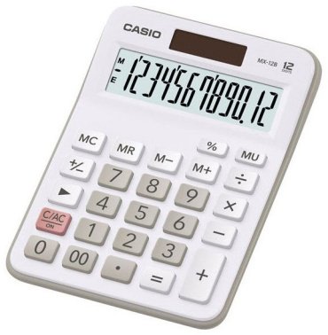 CASIO MX-12B-WE, 12-разрядный, белый - ForteMarket CASIO MX-12B-WE, 12-разрядный, белый купить,0
