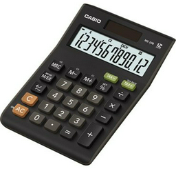 CASIO MS-20B-S-EC, 12-разрядный, черный