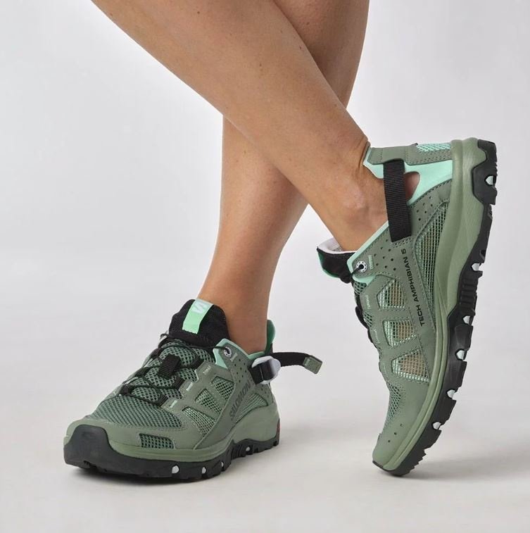 Salomon 471173 зеленый купить,NaN