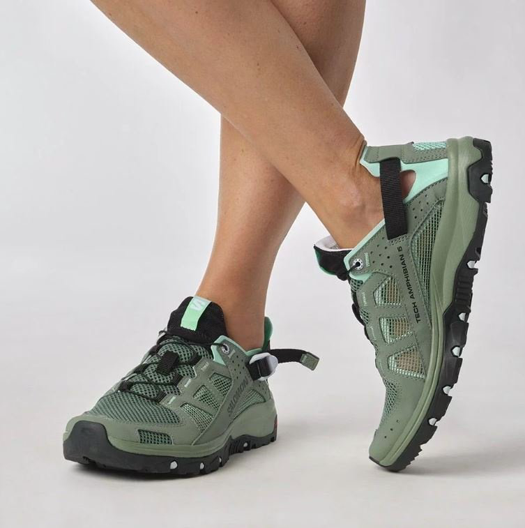 Salomon 471173 зеленый купить,NaN