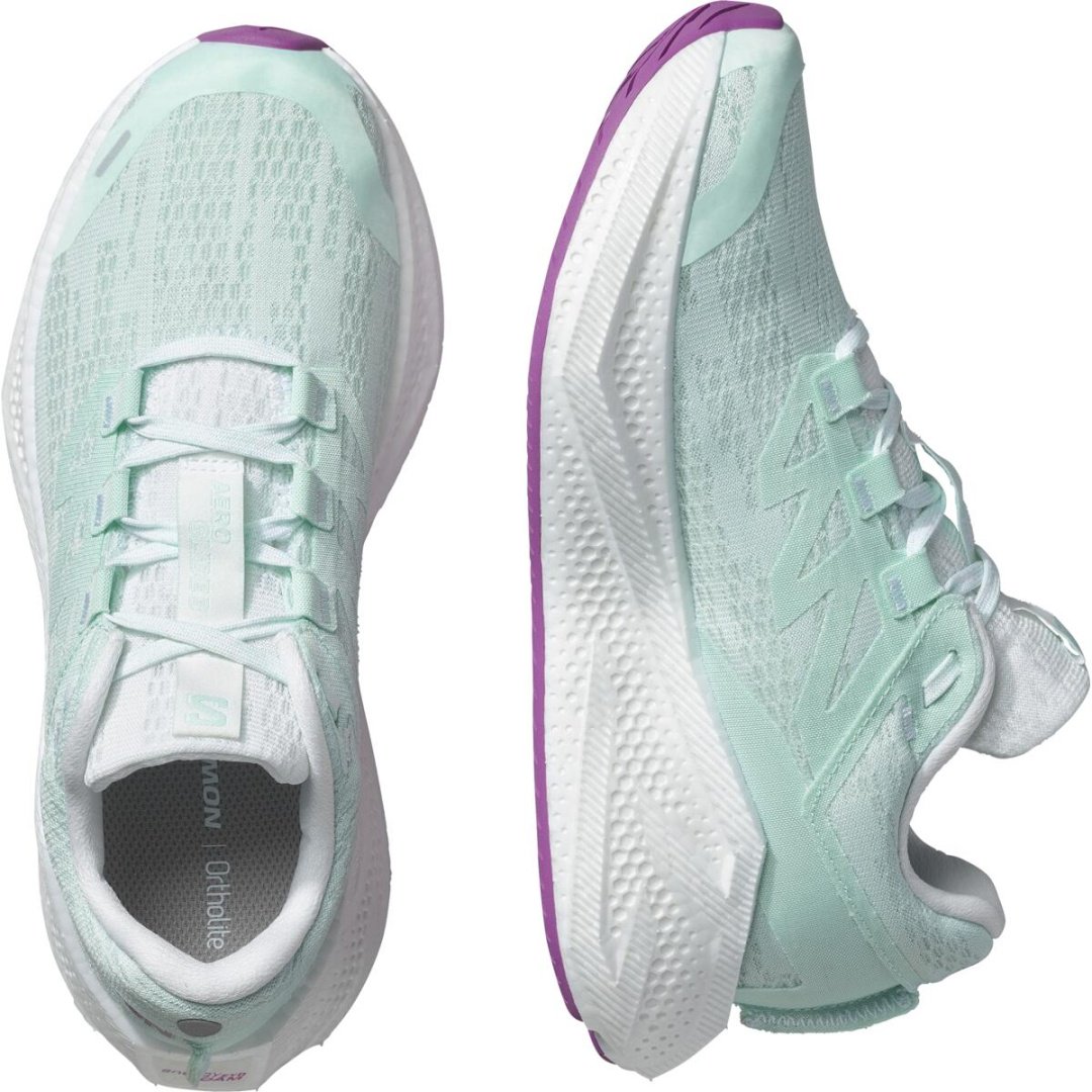 Кроссовки Salomon Aero glide 3 зеленый купить,NaN