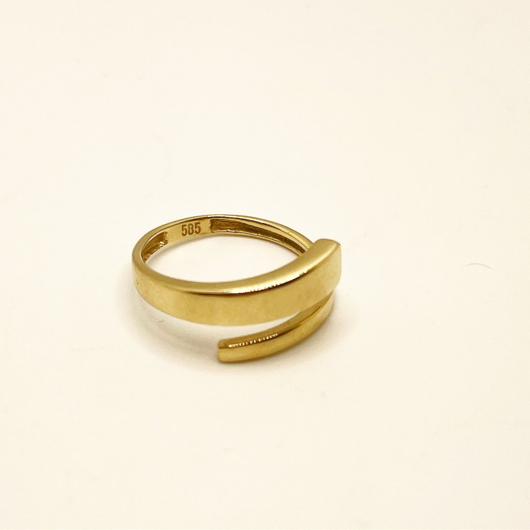 Кольцо Ali Gold R3541 размер 13 вес 2.08 г золото, без вставок купить,NaN